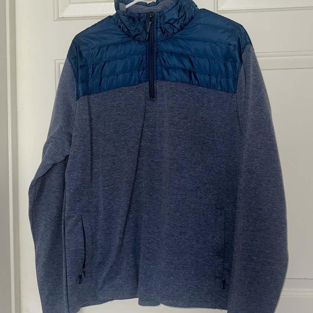 Eddie Bauer Navy Quilted Jacket XL
